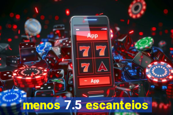 menos 7.5 escanteios